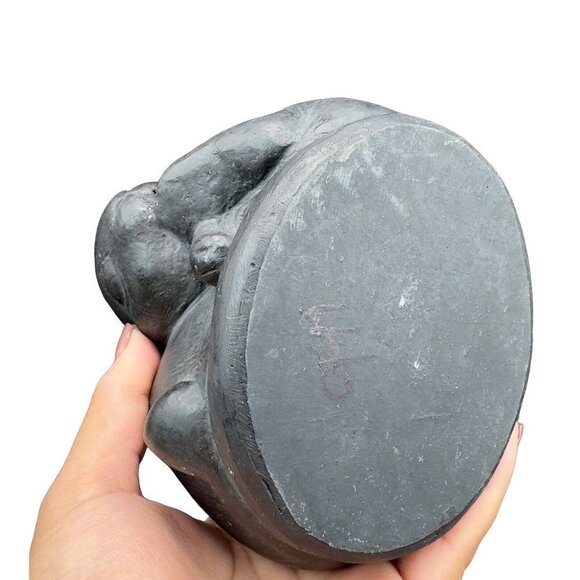 Vintage Hen Feathers Two Bunnies Collection 1985 Pottery Sculpture Figurine VTG - Picture 6 of 14